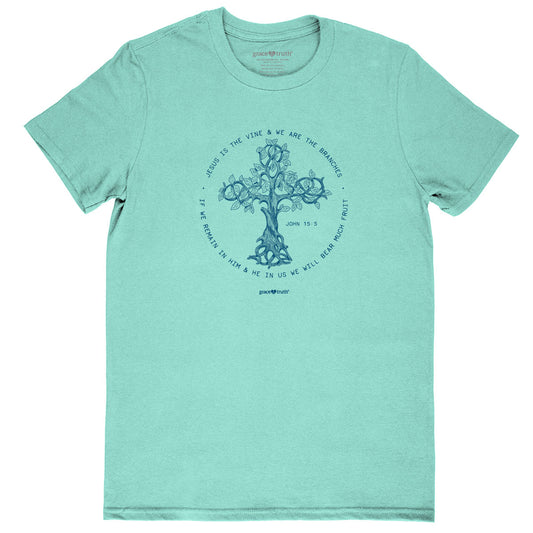 grace & truth Womens T-Shirt Thorn Cross